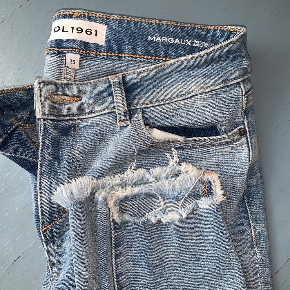 DL 1961 Margaux Instasculpt ankle skinny jeans - Picture 1 of 3